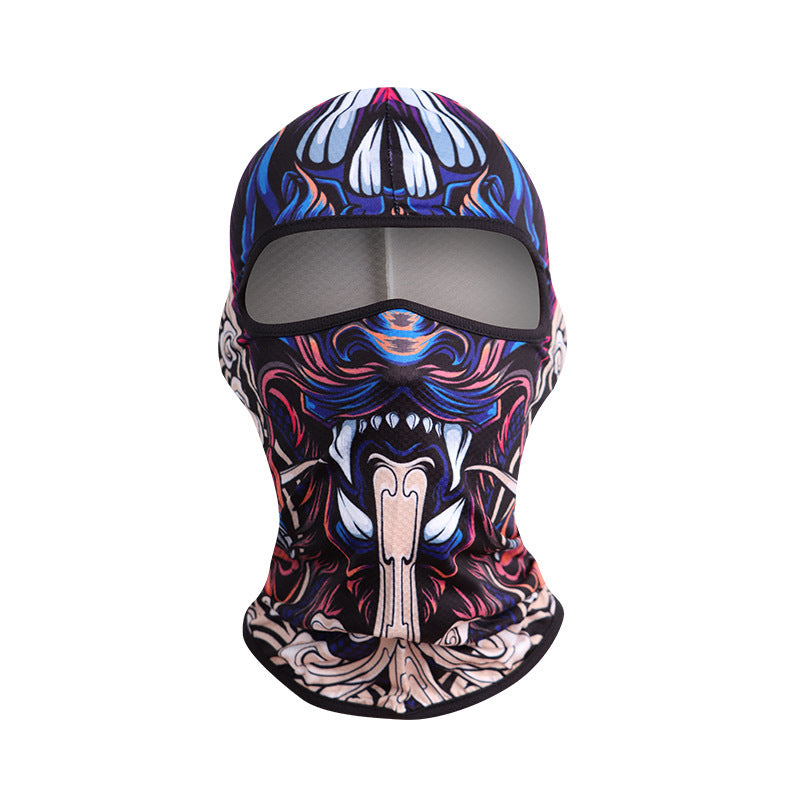 Stay cool and dry: The ultimate balaclava for outdoor cycling - Men's quick-drying sweat-wicking Halloween skull mask