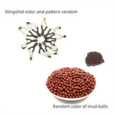 1/2pcs High Quality Slingshot and Mud Ball Launcher Durable High Performance Design Perfect for Outdoor Adventures Fishing and Gaming Enthusiasts Casual Hobbyist Product Ideal Gift for Halloween Christmas New Year and Various Holidays