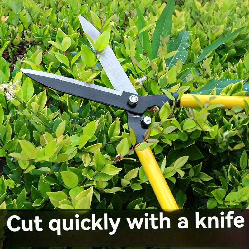1 Pack Heavy Duty Garden Pruning Shears - High Carbon Steel, Modern Style, Suitable for Mowing Lawns and Hedges, Branch Cutting Tools