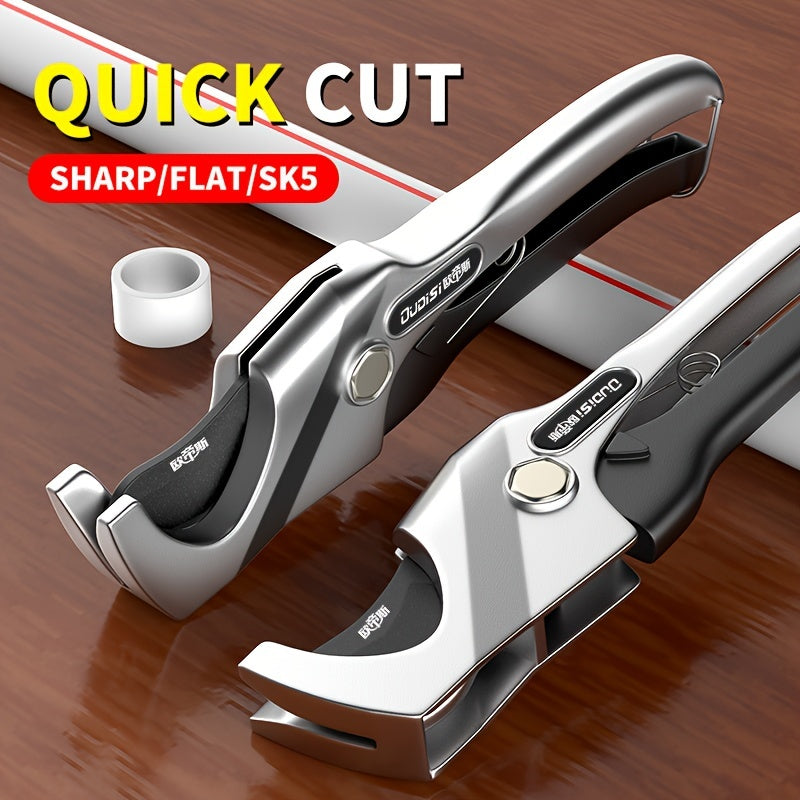 Premium Quick-Action PVC Pipe Cutter - Efficient PPR & Aluminum Plastic Scissors - Durable Water Pipe Shears for Easy Plumbing and DIY Projects