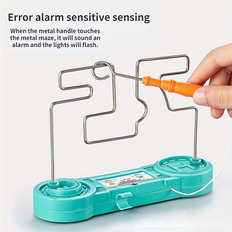 3D Line Maze Puzzle with Electric Shock Pen
