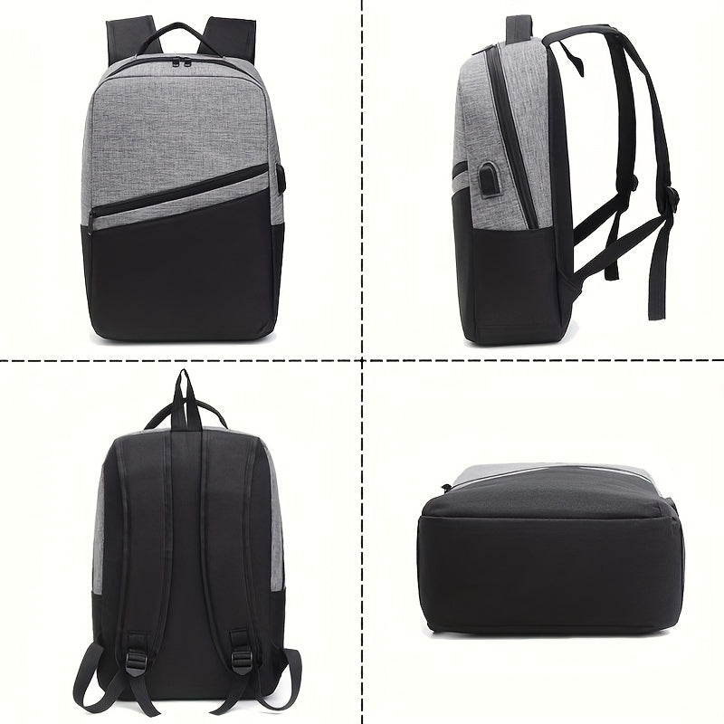 2-piece business travel backpack, multifunctional laptop backpack, laptop bag sent randomly