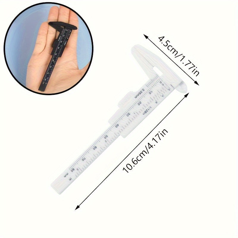 1PC Mini Plastic Vernier Caliper