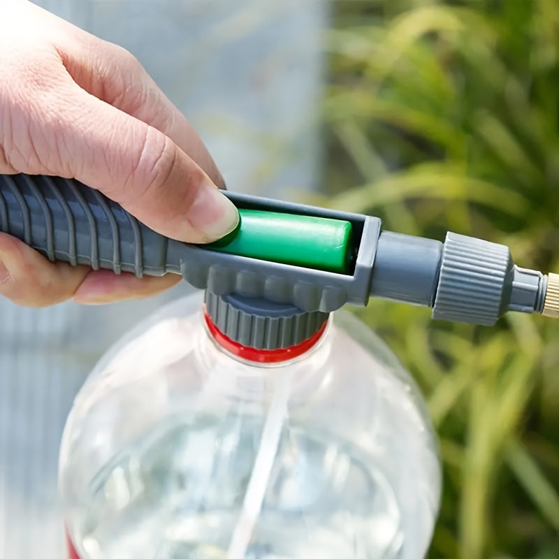 Manual High Pressure Hand Pump Sprayer with Adjustable Nozzle, Mosquito Killer, Garden and Lawn Pest Control, Durable Plastic, No Electricity or Batteries Required