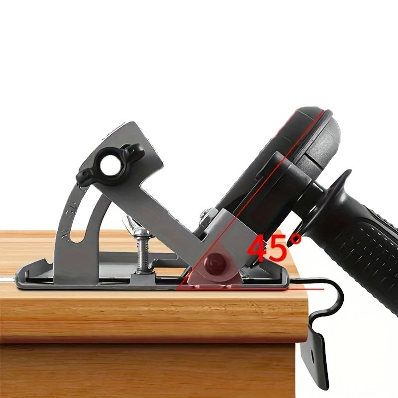 1 Angle Grinder Stand, New Angle Grinder, Angle Grinder Base, Multi-Accessory Uses, Multi-Function Marble Machine Stand Tool Accessory, 45 Degree Adjustable, Upgrade your home workshop with the Angle Grinder Stand Kit!