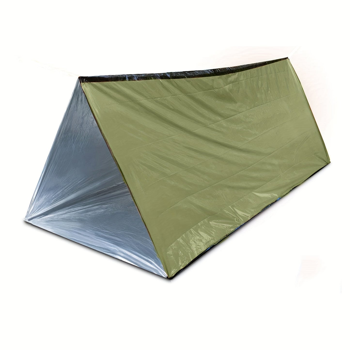 Portable First Aid Tent for 2 People - Waterproof, Windproof, Warm Emergency Shelter with Mylar Blanket - Great for Outdoor Camping and Emergencies