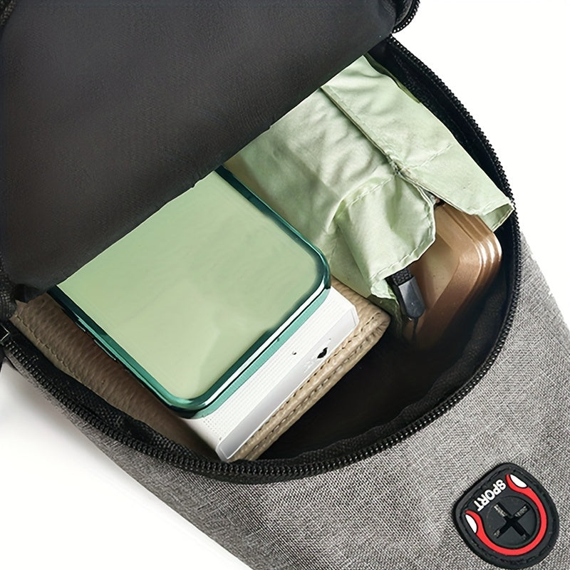 New Fashion Chest Bag Men's Messenger Bag Canvas Shoulder Bag