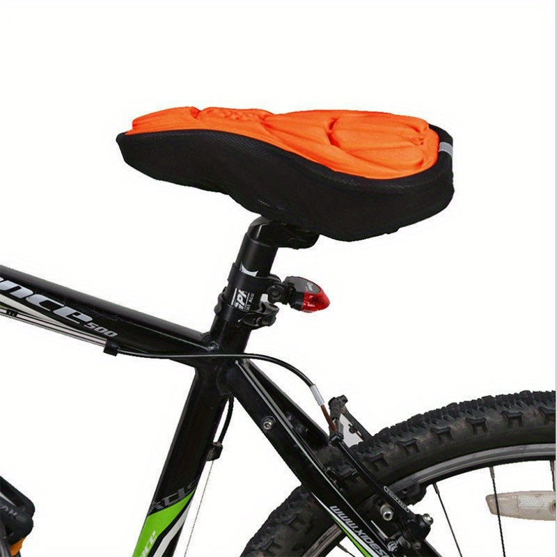3D Soft Foam Bicycle Seat Cover - Breathable, Washable MTB and Road Cycling Saddle