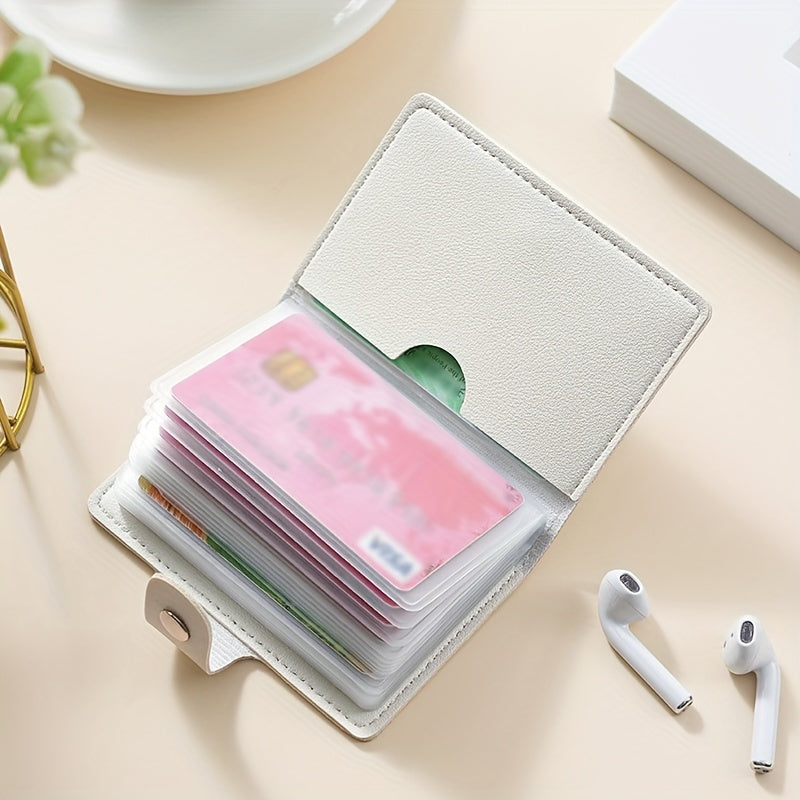 1PC Cute cat cartoon pattern card holder multi-card slot card box