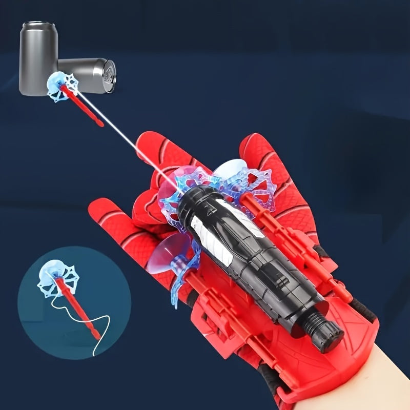 1pcs Kids Toy Spider Web Launcher, Spider Web Shooting Gloves Set, Creative Toys, Suitable for Kids Gifts, Birthday Gifts, Christmas Gifts!