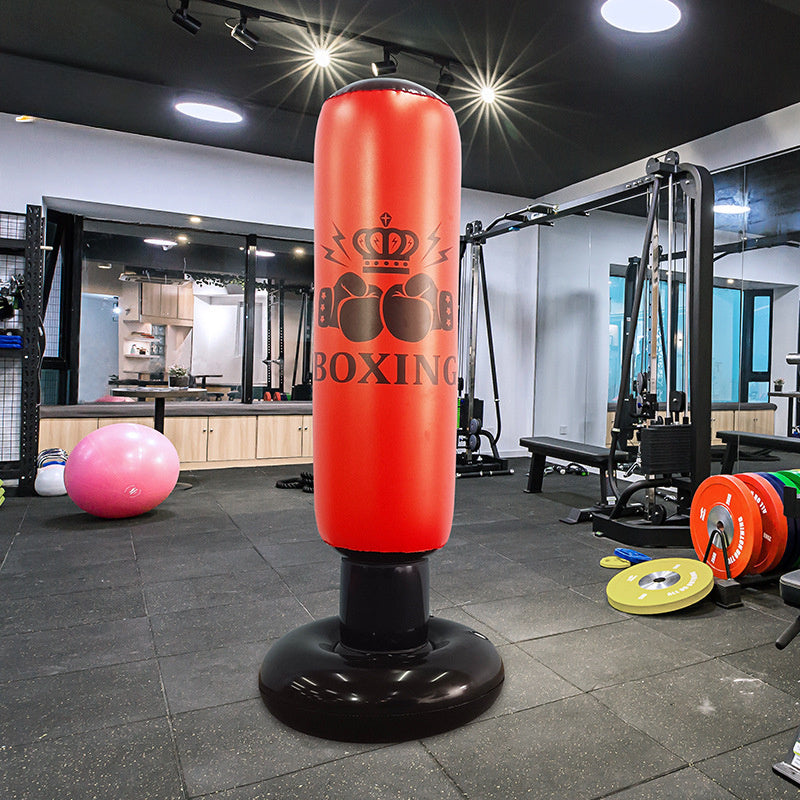 Inflatable PVC Boxing Post - Durable Punching Bag for Fighting Training