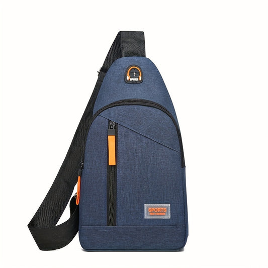 New style chest bag men's fashion trend front line large capacity single back messenger casual men's bag