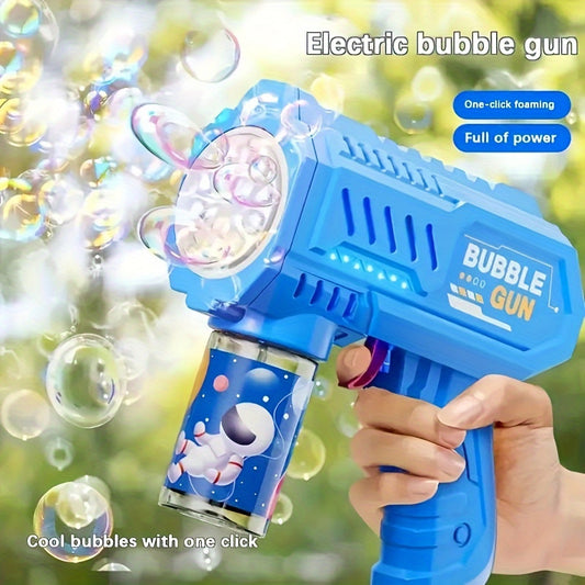 LED Bubble Gun - Great for Outdoor Parties, Weddings, Beach and Pool Entertainment - Electric Bubble Machine for Halloween, Christmas and Birthday Gifts - Liquid and Batteries Not Included