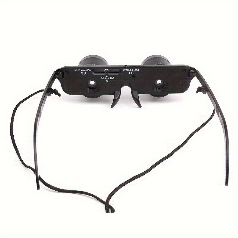 HD Fishing Binoculars - Waterproof, Center Focus, 3x Magnification, Perfect for Concerts and Outdoor Adventures, Black