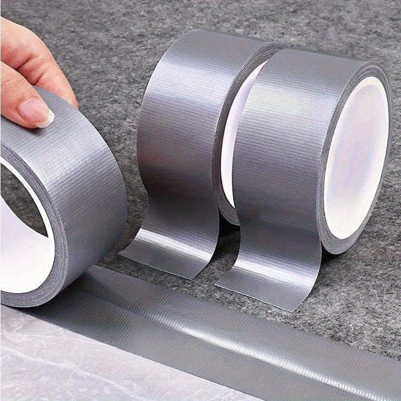Extra Sticky Heavy Duty Waterproof Tape - No Residue, Indoor/Outdoor Use, Great for Fabric and Metal, Thick Aluminum Foil
