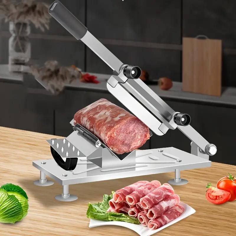 1 piece manual meat knife, adjustable thickness slicer for meat, fruits and vegetables. Perfect slicing tool for home cooking and grilling