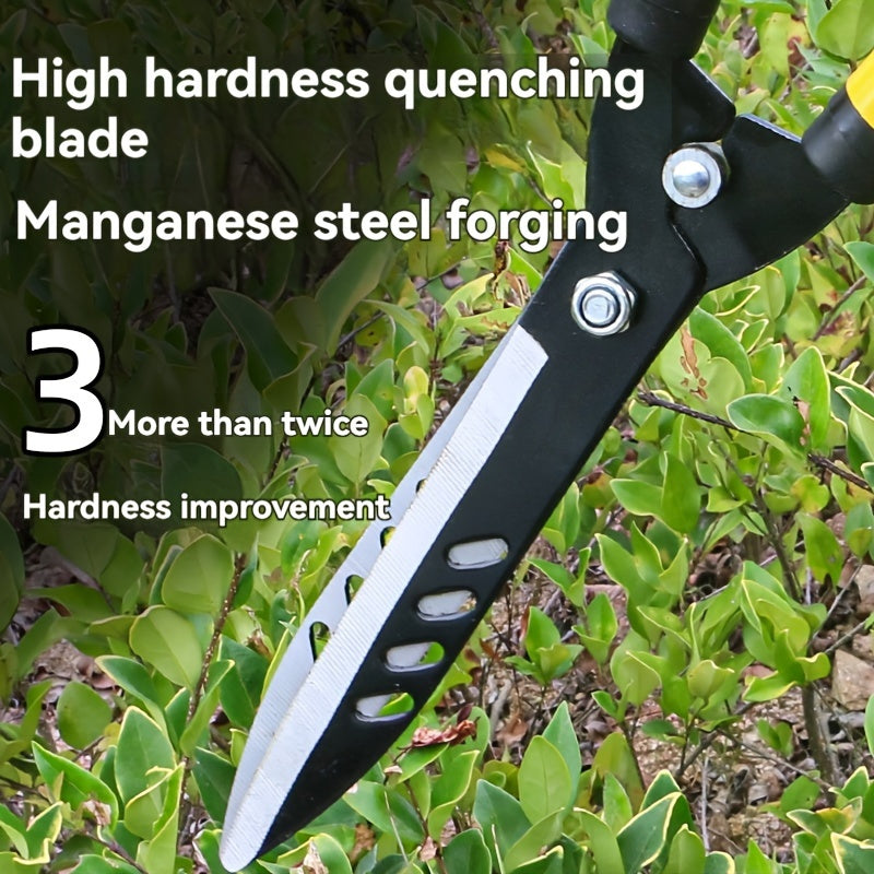 1 Pack Heavy Duty Garden Pruning Shears - High Carbon Steel, Modern Style, Suitable for Mowing Lawns and Hedges, Branch Cutting Tools