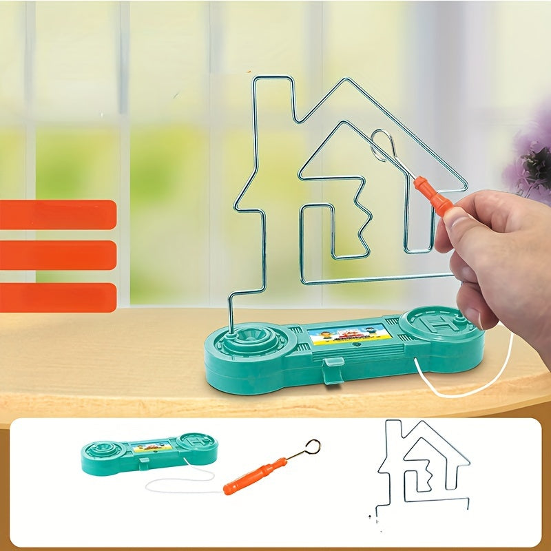 3D Line Maze Puzzle with Electric Shock Pen
