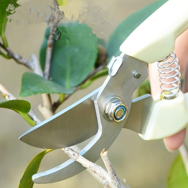 2-Pack Stainless Steel Garden Shears - Great for Pruning, Trimming and Trimming Branches and Flowers Gardening Pruning Shears Plants Garden Shears