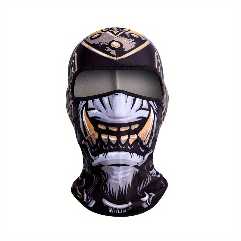 Stay cool and dry: The ultimate balaclava for outdoor cycling - Men's quick-drying sweat-wicking Halloween skull mask