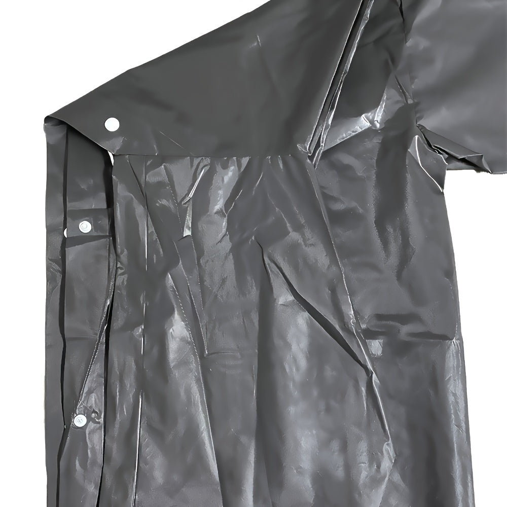 Waterproof Explorer Raincoat - Durable, Windproof, Quick Drying, Breathable, Lightweight with Hood for Ultimate Outdoor Protection - Ideal for Hiking, Fishing, Mountaineering and Camping, Black