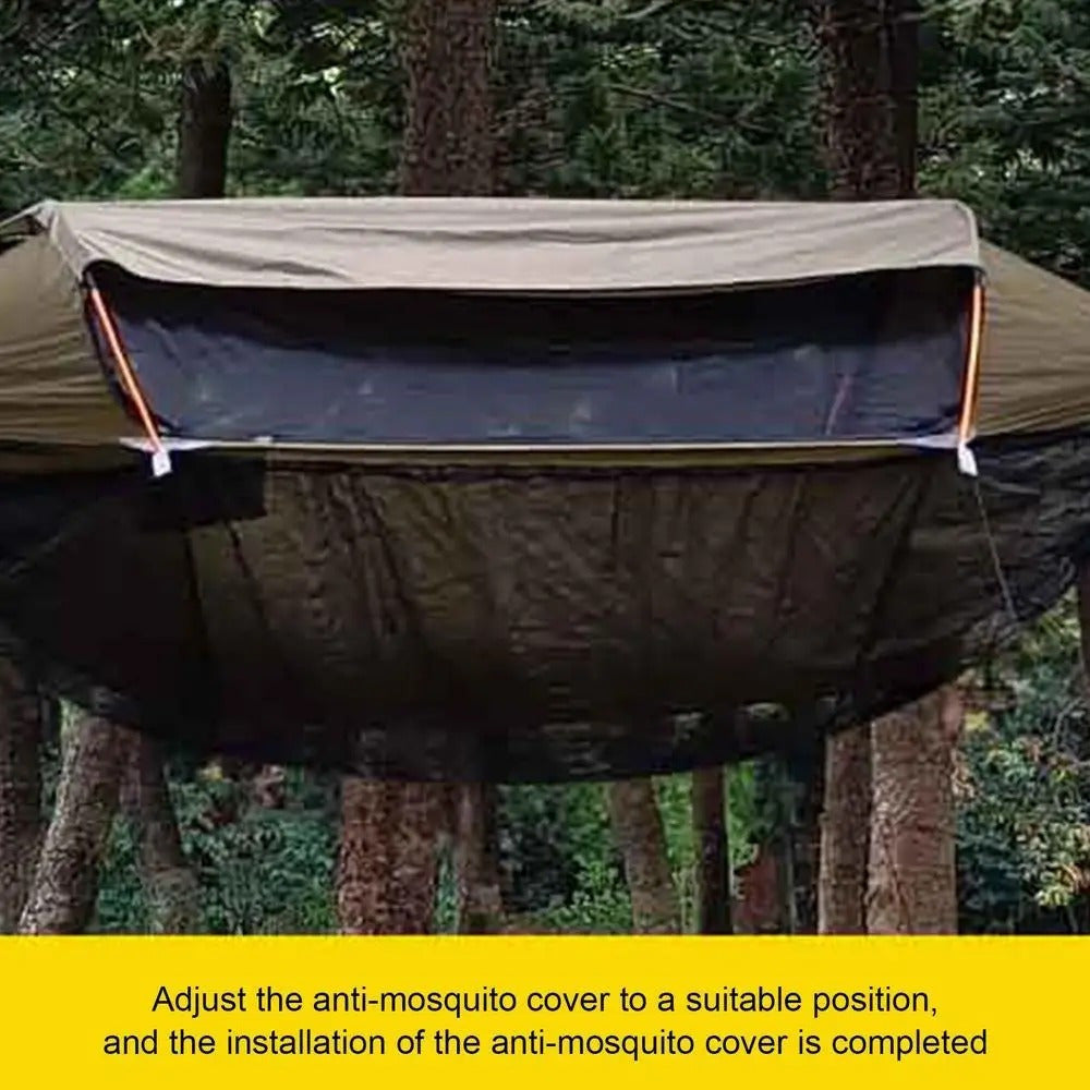 Ultralight Portable Hammock Mosquito Net - Easy to install, fits all hammocks, great for camping and outdoor adventures