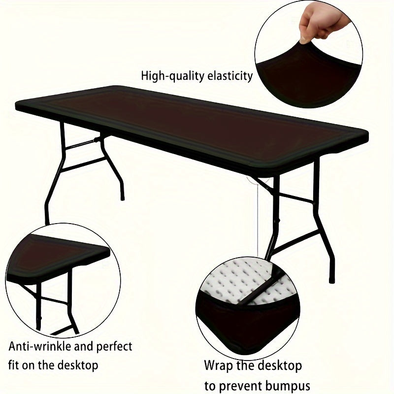 Stretchable Tablecloth - Washable and reusable, perfect for weddings, graduations, birthdays and housewarming parties - Durable polyester blend, stretchy for cocktail tables