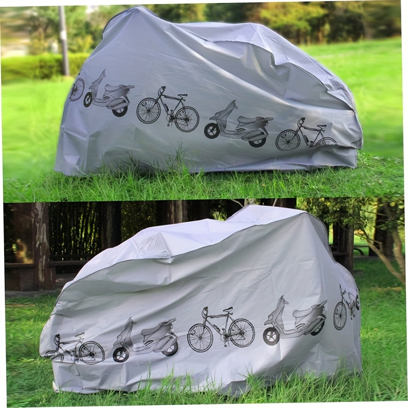 All-weather bike cover - Suitable for e-bikes, mountain bikes and motorcycles - Durable EVA material - Hand wash or dry clean