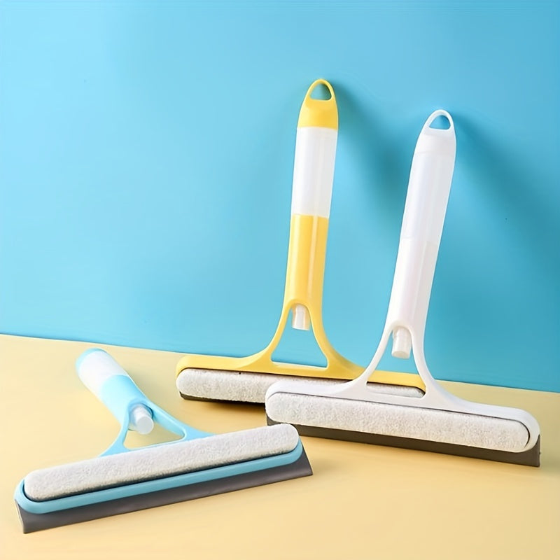 Versatile 2-in-1 Glass Wiper & Sprayer: Ultimate Shine for Home & Car - Perfect for Mirrors, Windows & Beyond
