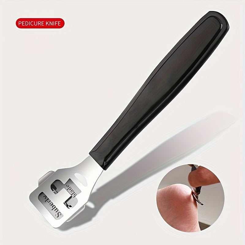 10 Pieces Stainless Steel Foot File Set - Professional Unscented Pedicure Tools for Dead Skin Removal and Foot Care Manicure Essentials