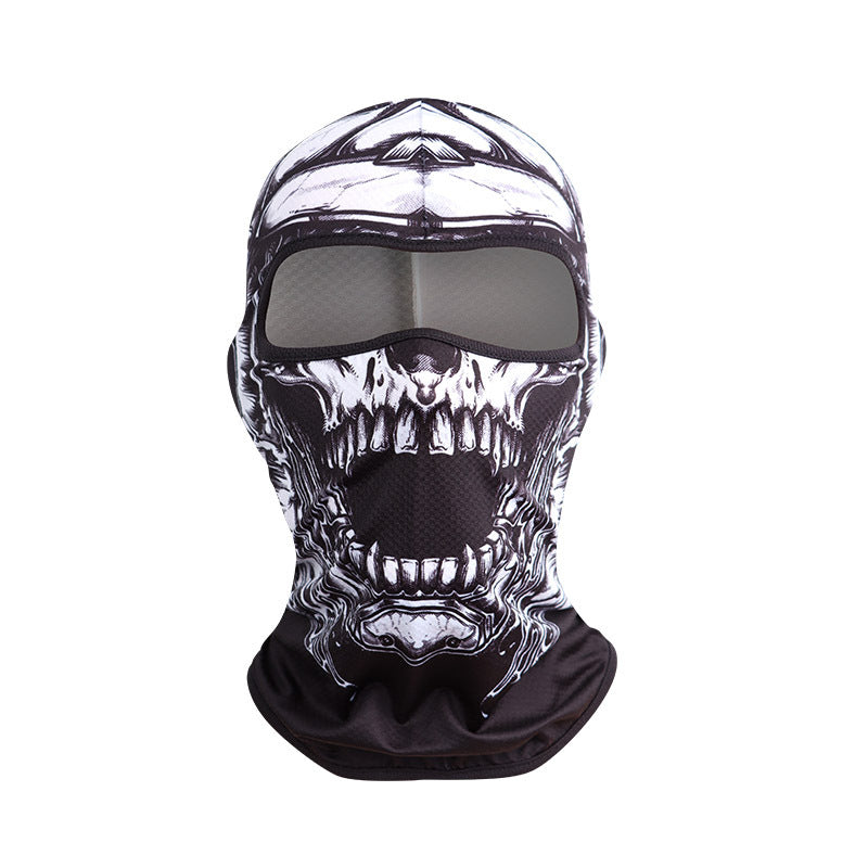 Stay cool and dry: The ultimate balaclava for outdoor cycling - Men's quick-drying sweat-wicking Halloween skull mask