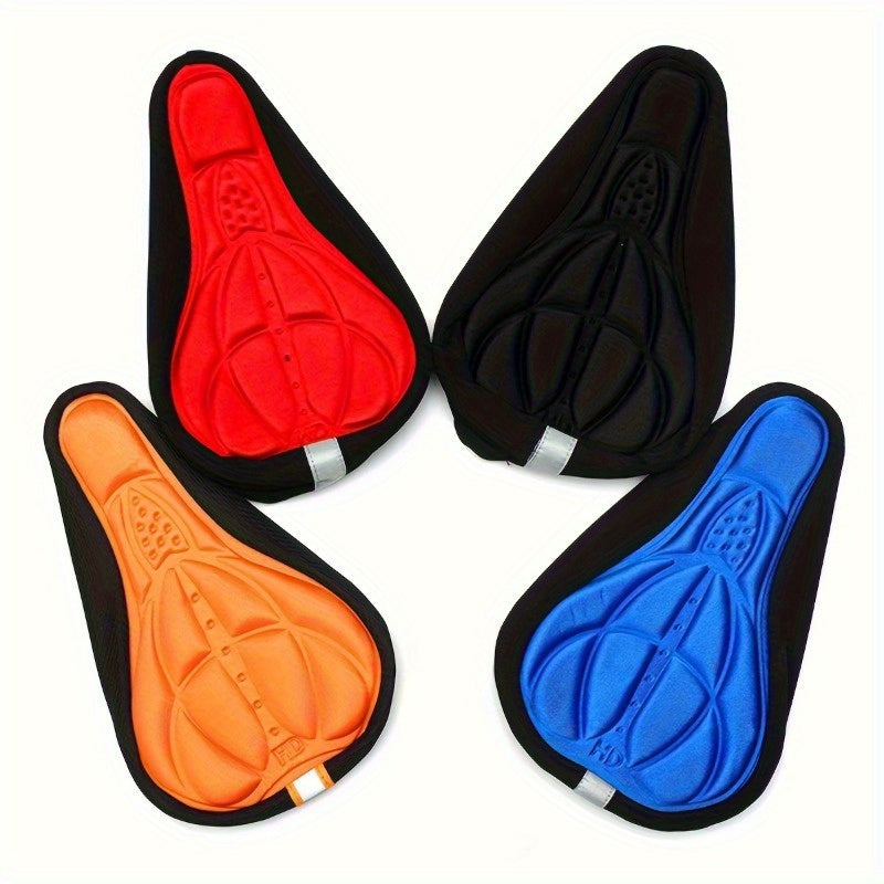 3D Soft Foam Bicycle Seat Cover - Breathable, Washable MTB and Road Cycling Saddle