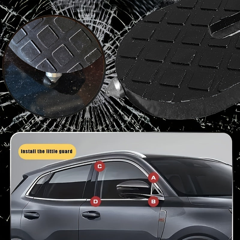 1 Piece Foldable Door Roof Rack - Quick Folding Design With Safety Grip And Emergency Glass Breaker - Universal Fit For Cars, Suvs, Trucks