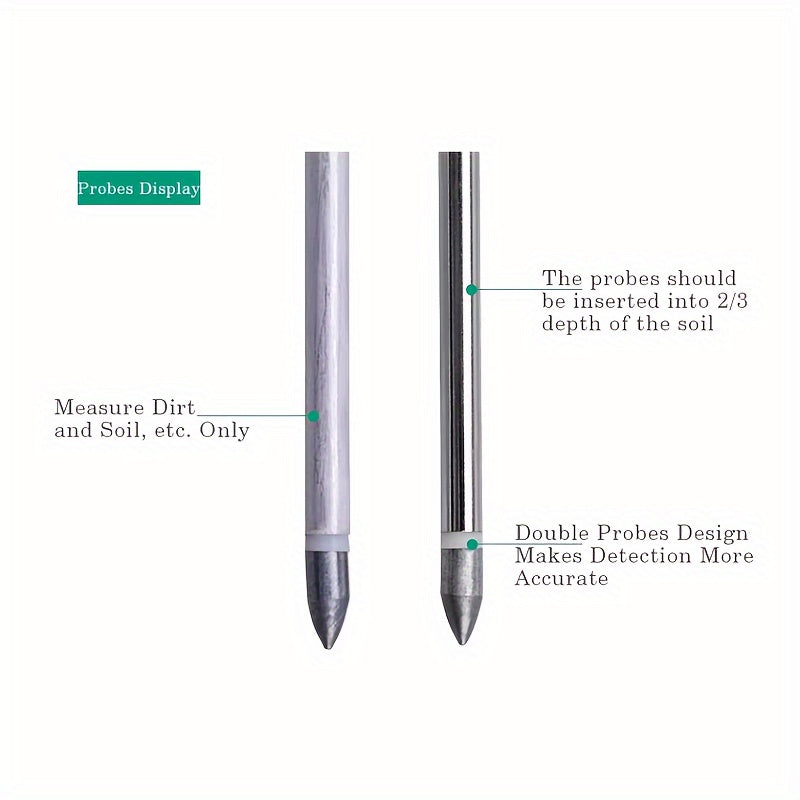 1PC Portable 3-in-1 pH Meter Soil Tester for Testing Soil/Flowers/Lawn/Vegetables
