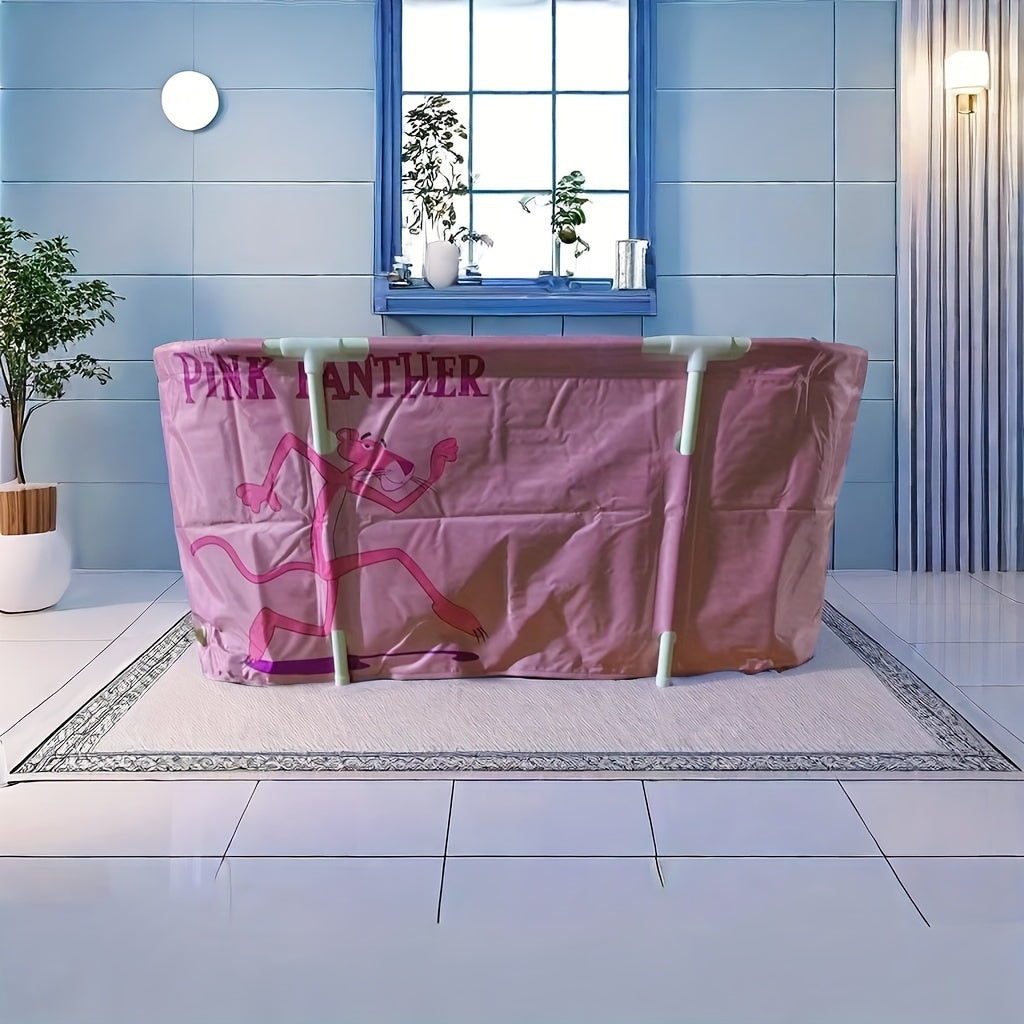 Portable Spa Bath with Seat and Air Pump - Foldable, Space Saving Design with Back Support - Ideal Christmas and Halloween Gift for Family Use