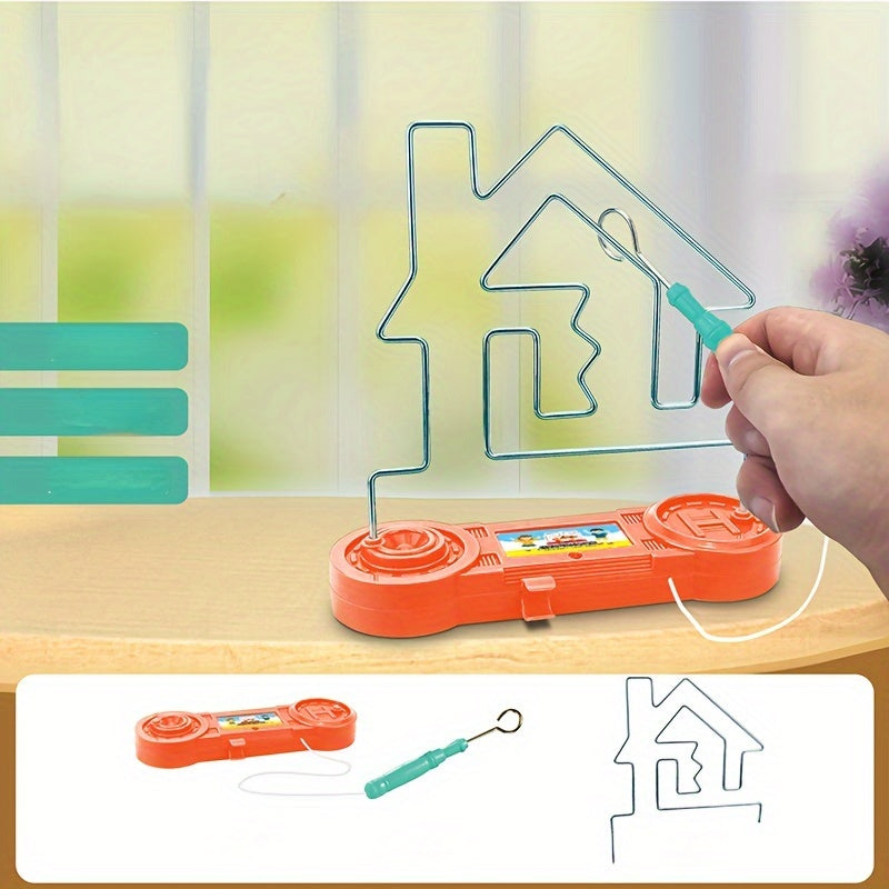 3D Line Maze Puzzle with Electric Shock Pen