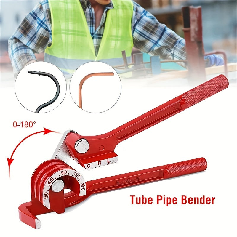 1PC3 in 1 Manual Pipe Bender | Metal Lever Tube Bending Pliers | 180 Degree Multi-Size 6-10mm Tube Bender | Copper Tube Mechanical Operation | Refrigeration and Plumbing Tools - No Electricity Required