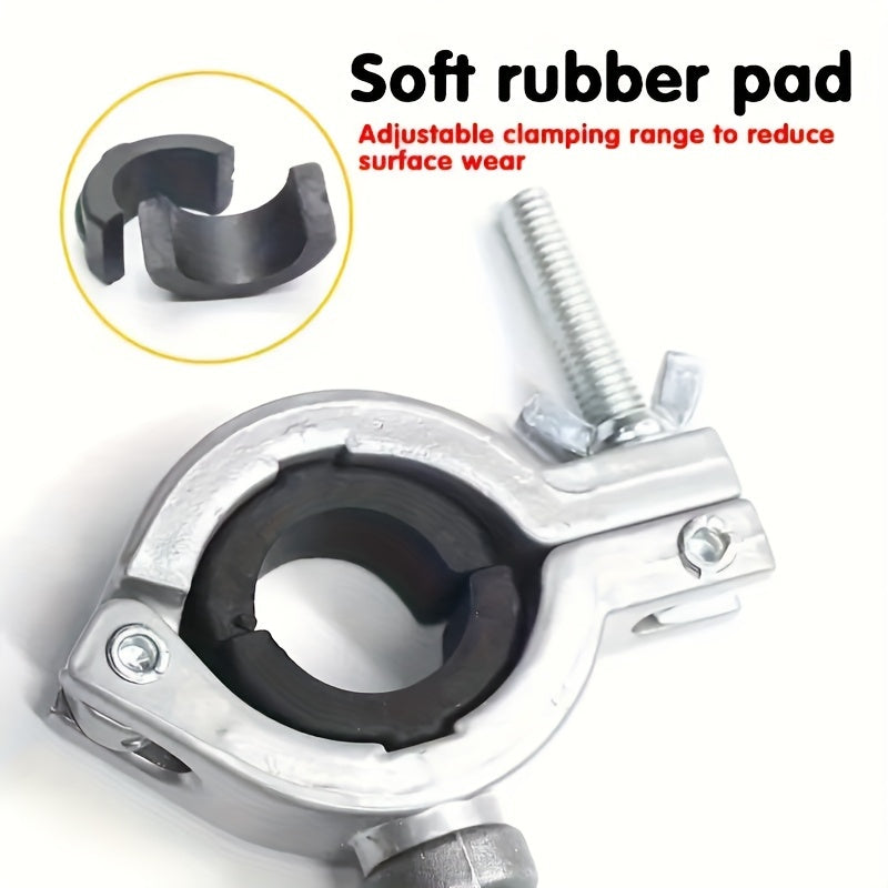 1-Piece Universal Multi-Purpose Stand - 360 Degree Rotatable, Adjustable Drill Clamp, Stand and Bracket - Perfect for Drills, Drill Presses and Handheld Drills