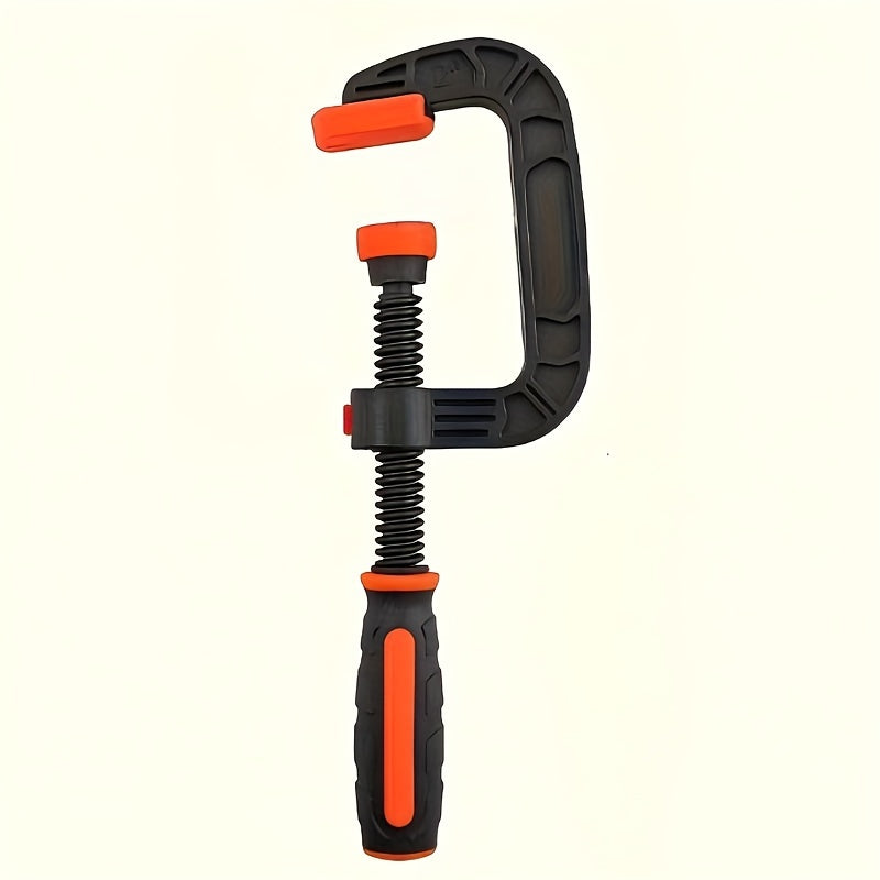 2-Pack 7-Inch Heavy Duty Plastic Quick Clamp Horizontal Fixing Clips, Rust-Resistant, No Assembly Required, with Spring Release, for Woodworking and Crafts