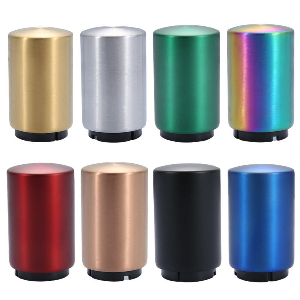 Stainless Steel Automatic Press Bottle Opener - Easy Soda Bottle Cap Remover with Magnet - Easy to Use Kitchen Gadget for Restaurants, Bars and Home Use, Ideal Eid Al Adha Gift