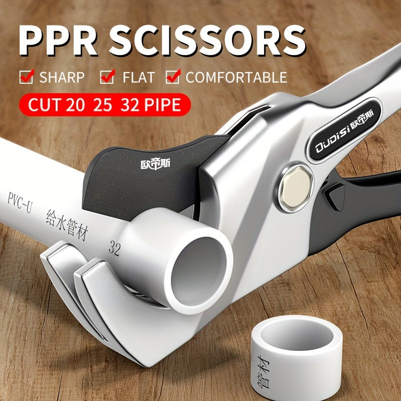 Premium Quick-Action PVC Pipe Cutter - Efficient PPR & Aluminum Plastic Scissors - Durable Water Pipe Shears for Easy Plumbing and DIY Projects