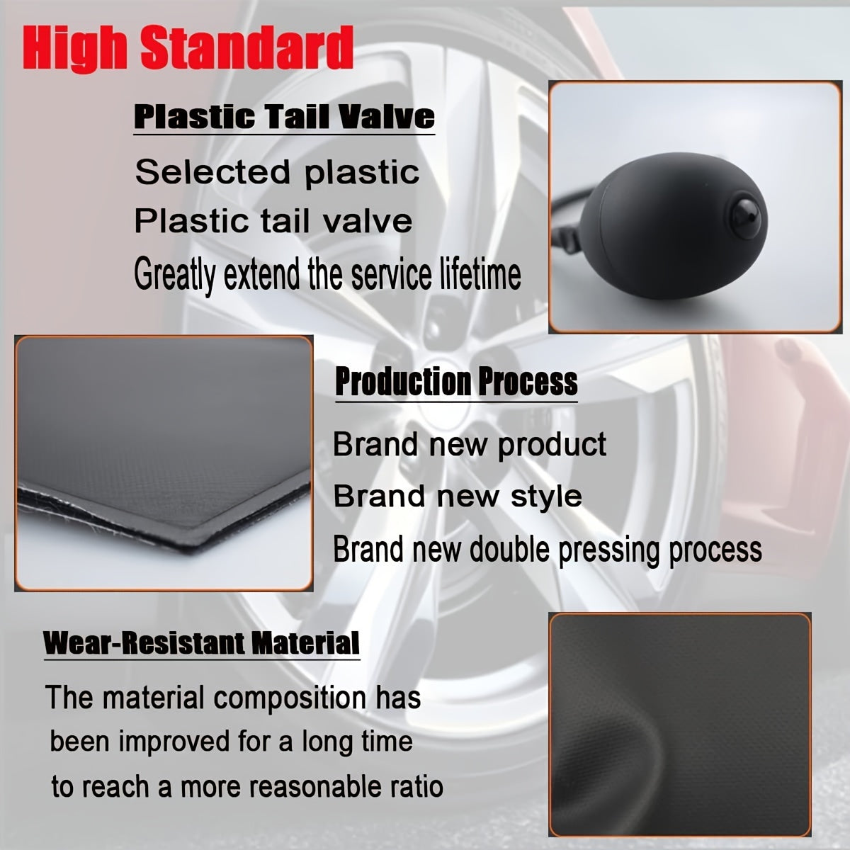 Multi-function Air Wedge Pump - Adjustable Inflatable Shim Bag for Car Leveling and Alignment, Great for Door Installation and Home Use, Durable TPU Material, Supports up to 136.08KG