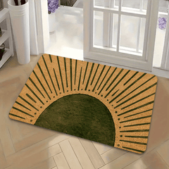 1Pc Bohemian Style Outdoor Mat Retro Sun Doormat Washable