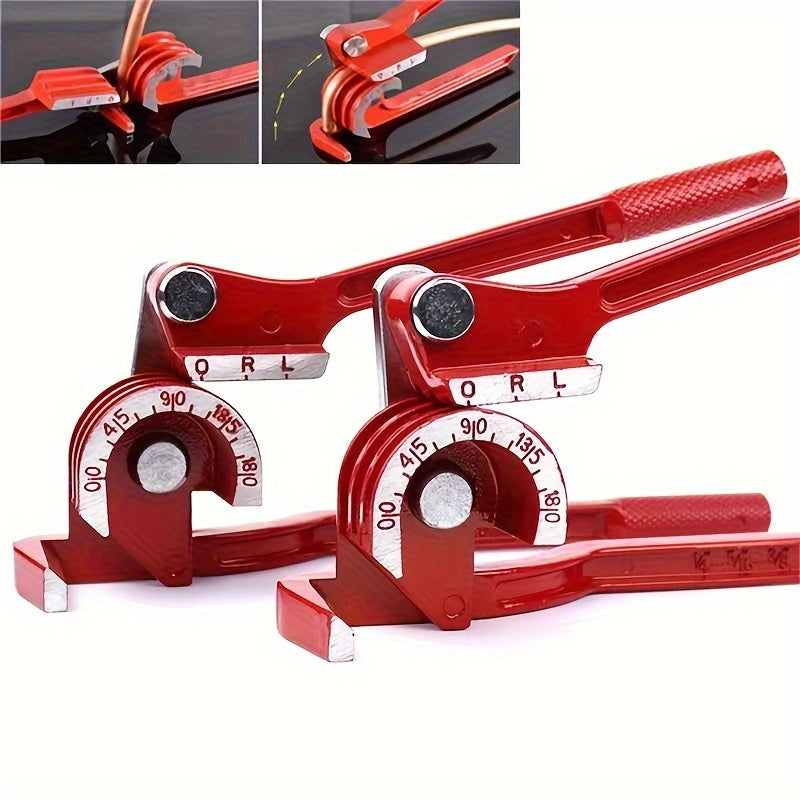 1PC3 in 1 Manual Pipe Bender | Metal Lever Tube Bending Pliers | 180 Degree Multi-Size 6-10mm Tube Bender | Copper Tube Mechanical Operation | Refrigeration and Plumbing Tools - No Electricity Required