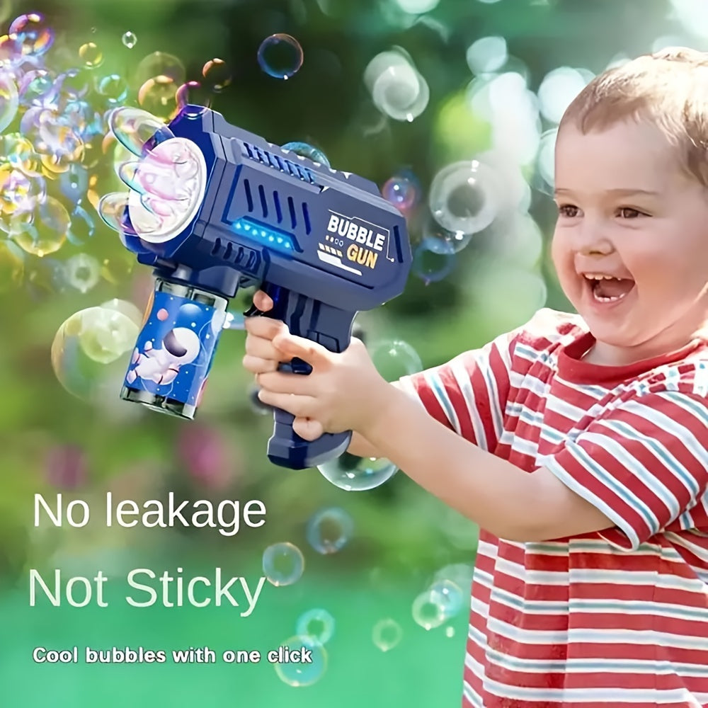 LED Bubble Gun - Great for Outdoor Parties, Weddings, Beach and Pool Entertainment - Electric Bubble Machine for Halloween, Christmas and Birthday Gifts - Liquid and Batteries Not Included
