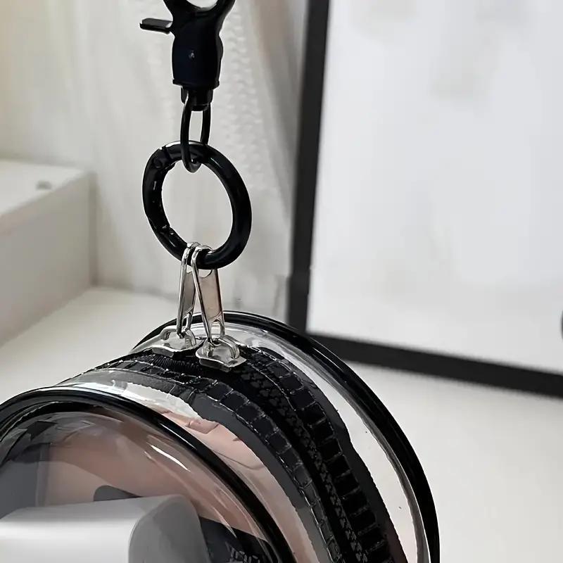 1pc Portable PVC Cable Organizer Box, Casual Style Transparent Charger Storage Box for Earphones and Data Cables