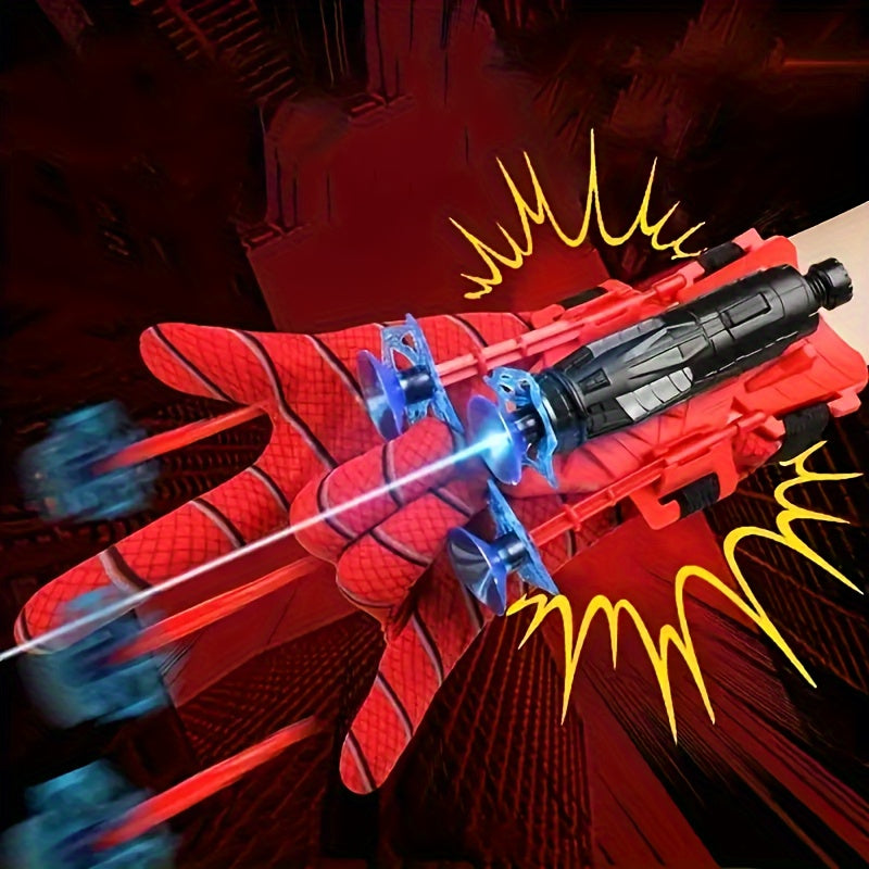 1pcs Kids Toy Spider Web Launcher, Spider Web Shooting Gloves Set, Creative Toys, Suitable for Kids Gifts, Birthday Gifts, Christmas Gifts!