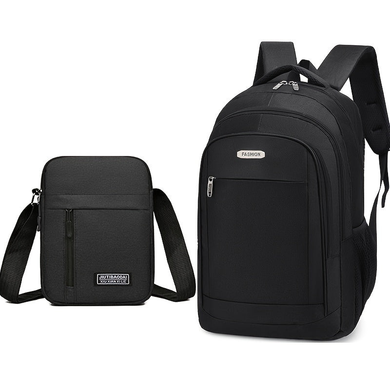 3pcs student trendy large capacity backpacks for junior high and high school campus leisure travel backpacks Colors sent randomly
