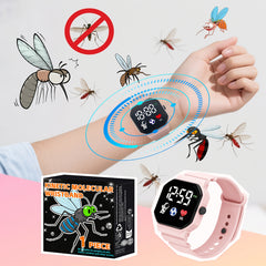 ( Physics Expel Mosquitoes) Home Mosquito Watch Women's Expel Mosquitoes Bracelet Outdoor Men's Interference with Mosquitoes Watch Summer Expel Mosquitoes Unisex Comfortable to Wear Non Toxic and Odorless 1pc