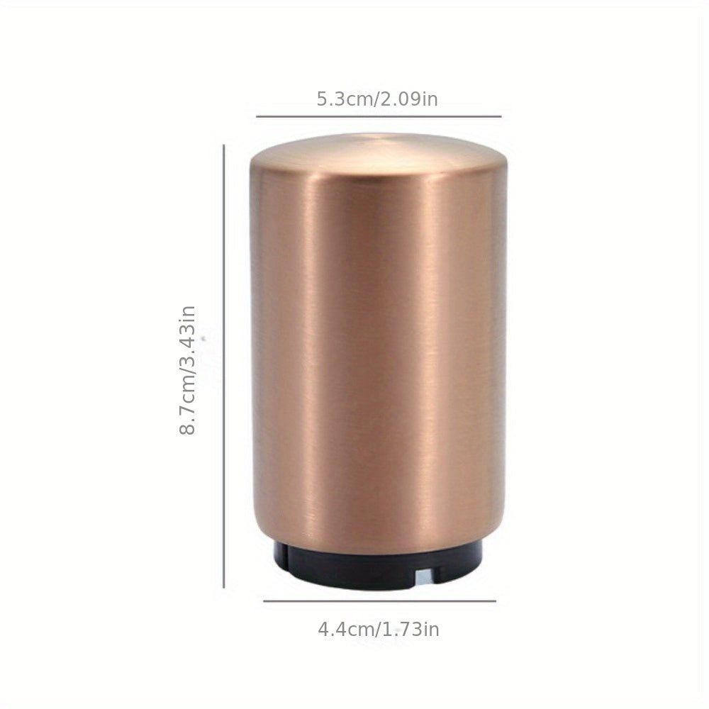 Stainless Steel Automatic Press Bottle Opener - Easy Soda Bottle Cap Remover with Magnet - Easy to Use Kitchen Gadget for Restaurants, Bars and Home Use, Ideal Eid Al Adha Gift